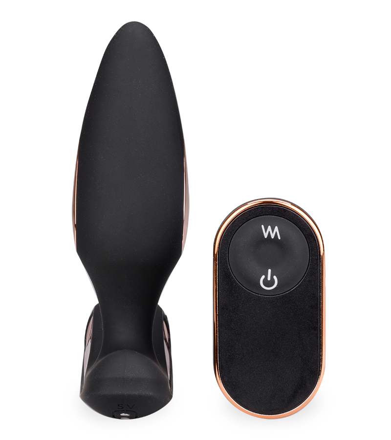 Plug anal vibrations et électrostimulation avec cockring Fever