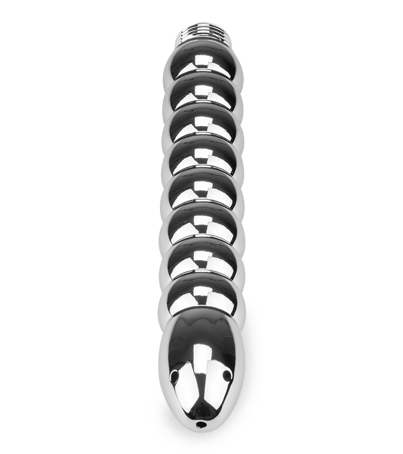 Plug chapelet anal enema 9 boules embout de douche