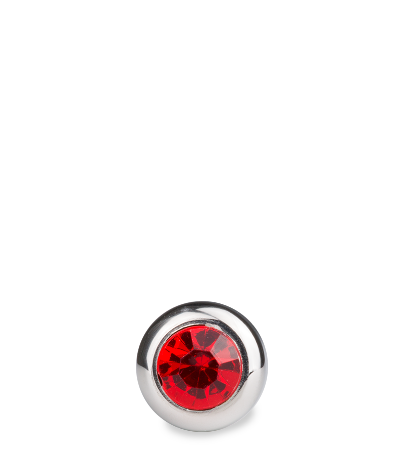 Plug d'urètre court avec strass