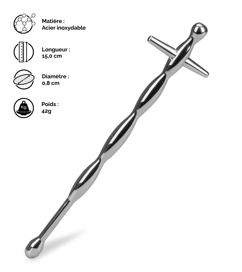 Plug d'urètre long Sword