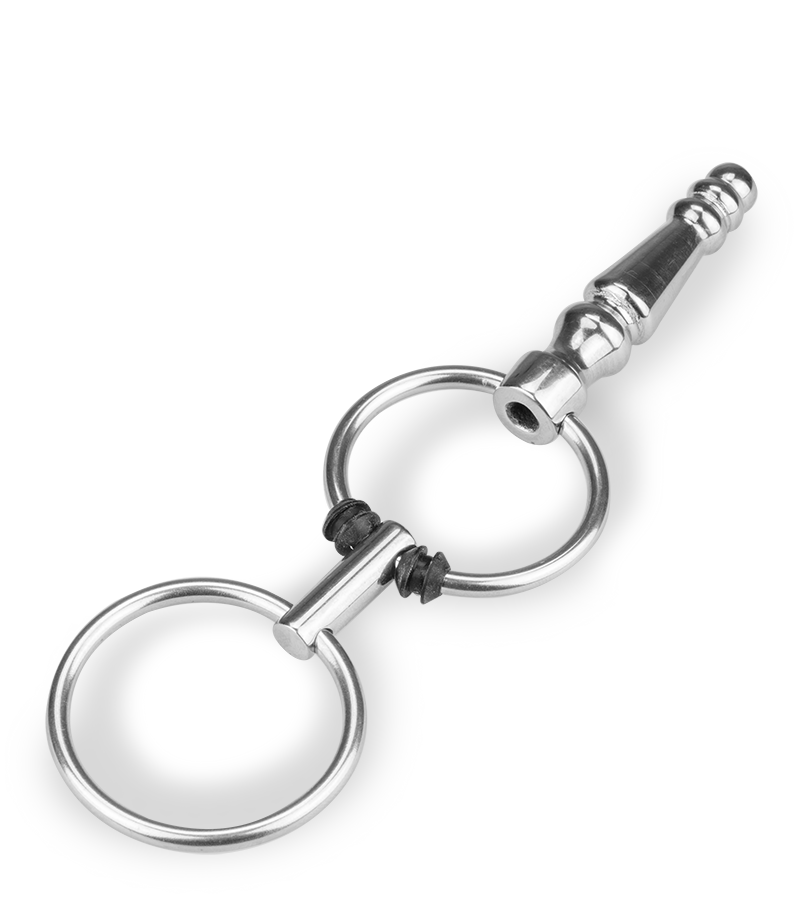 Plug d'urètre percé avec anneaux Soyuz