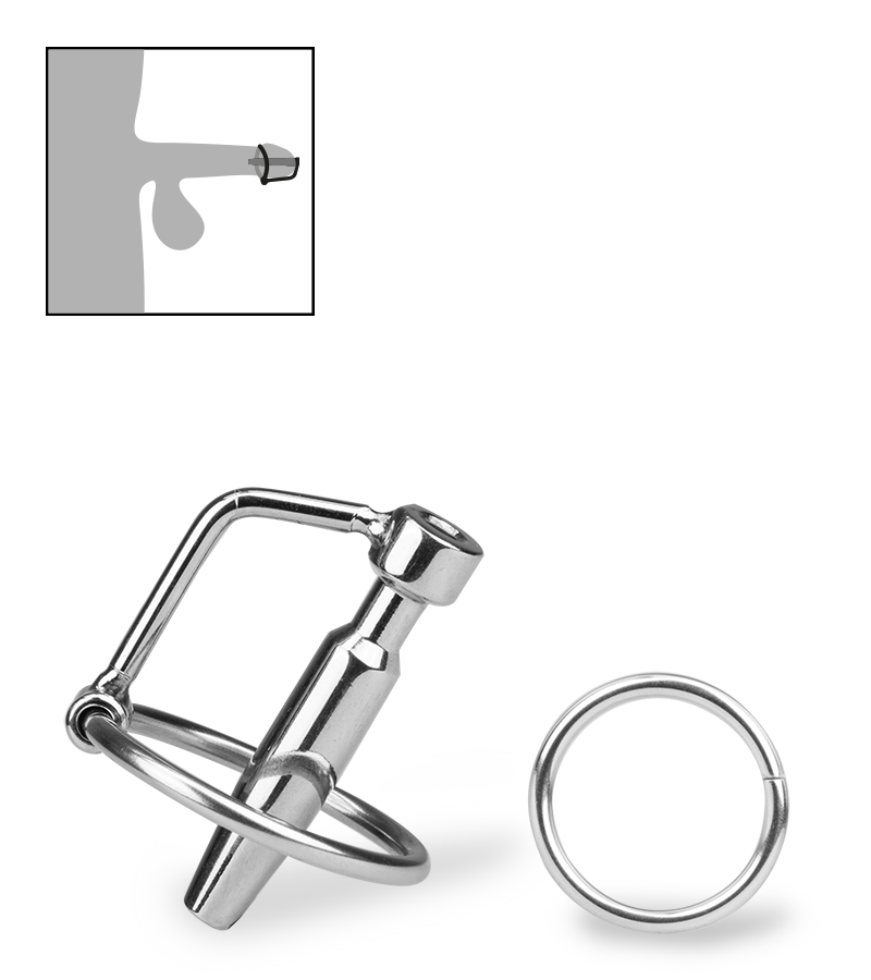 Plug d’urètre percé Juno