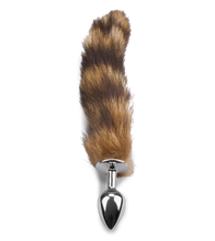 Charger l'image dans la galerie, Plug queue de chat fourrure tigrée