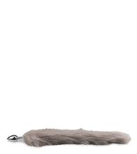 Charger l'image dans la galerie, Plug queue de chien fourrure vegan grise