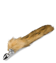 Charger l'image dans la galerie, Plug queue de renard fourrure vegan marron
