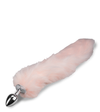Charger l'image dans la galerie, Plug queue de renard fourrure vegan rose