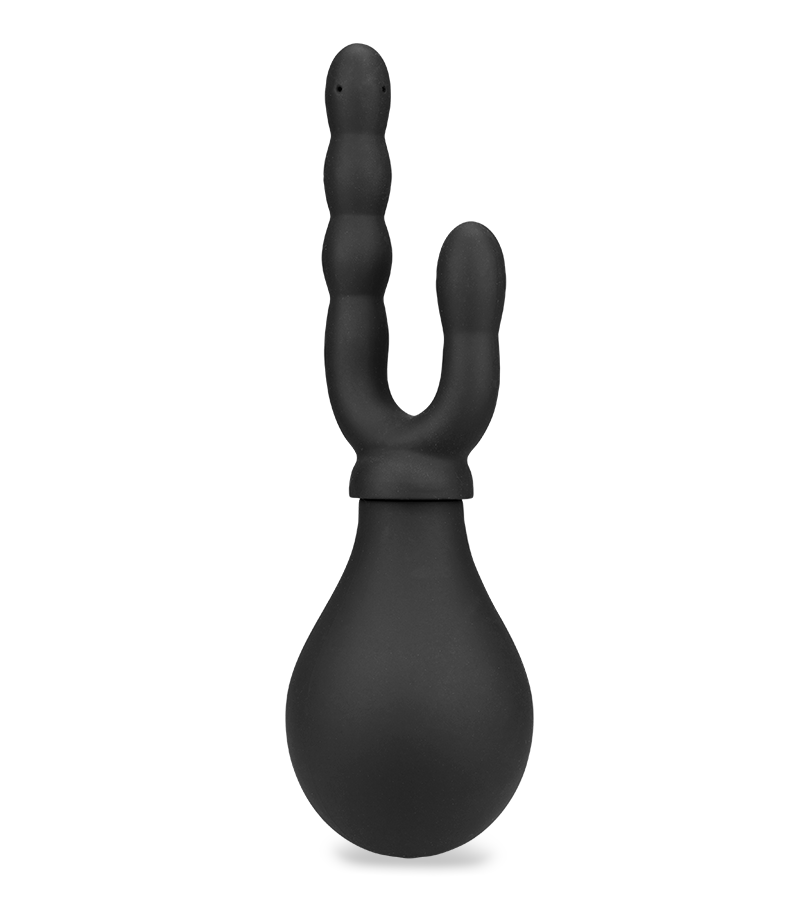 Poire lavante double embout lavage sexuel