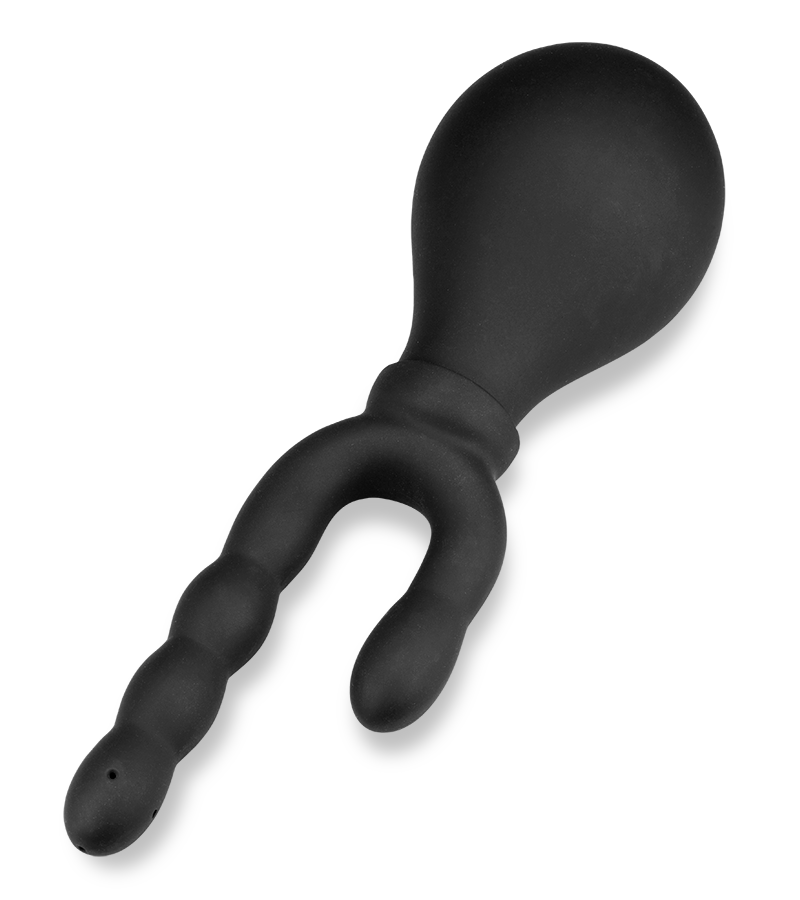 Poire lavante double embout lavage sexuel