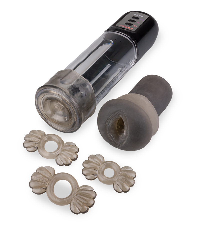 Pompe à pénis masturbateur 3 cockring