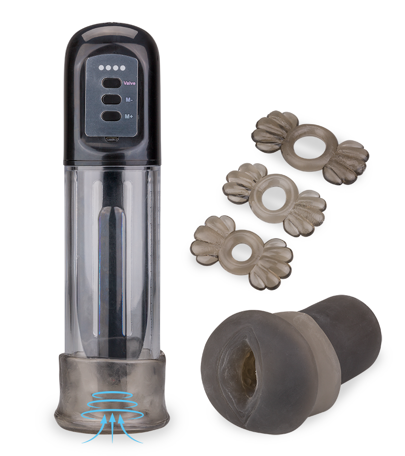 Pompe à pénis masturbateur 3 cockring