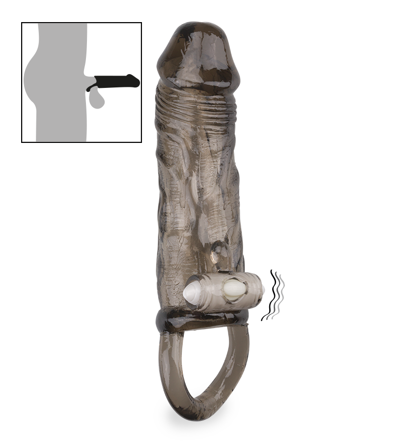 Prolongateur de sexe noir vibrant Hadès