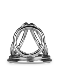 Charger l'image dans la galerie, Quadruple cockring en inox Bondy