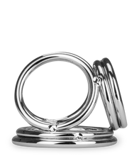 Charger l'image dans la galerie, Quadruple cockring en inox Bondy