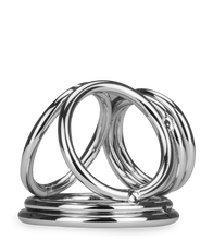 Charger l'image dans la galerie, Quadruple cockring en inox Bondy
