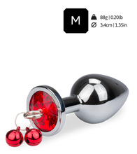 Charger l'image dans la galerie, Rosebud bijou anal grelots