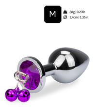 Charger l'image dans la galerie, Rosebud bijou anal grelots