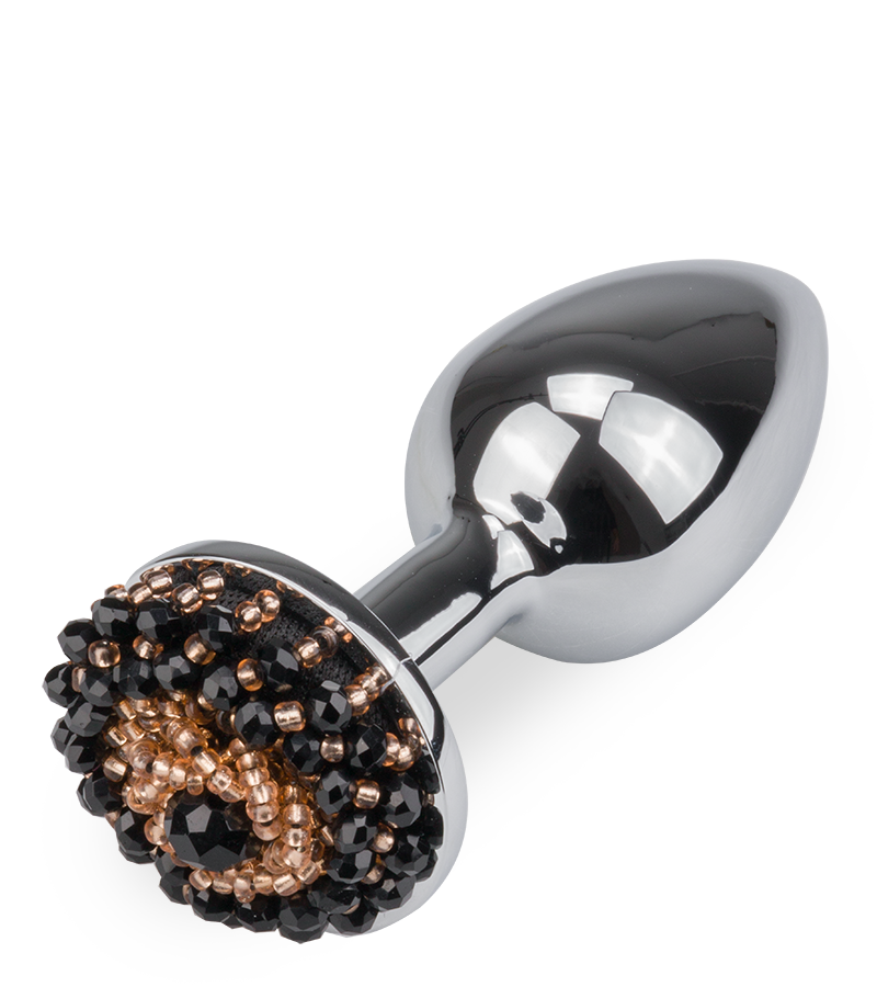 Rosebud plug anal avec perles