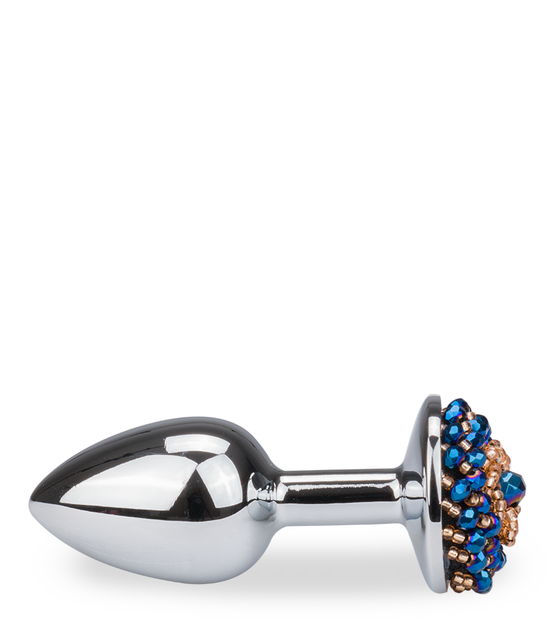 Rosebud plug anal avec perles