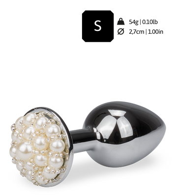 Rosebud plug anal avec perles