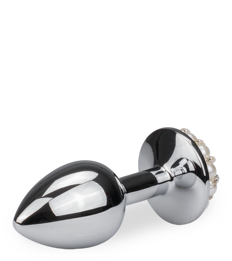 Rosebud plug anal avec perles