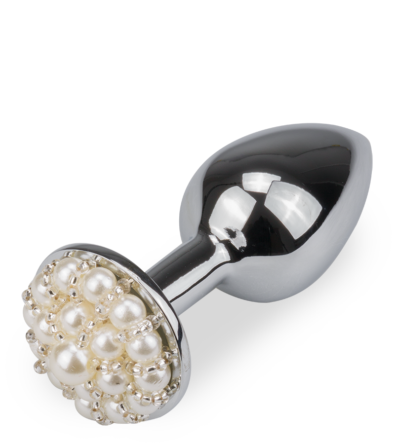 Rosebud plug anal avec perles