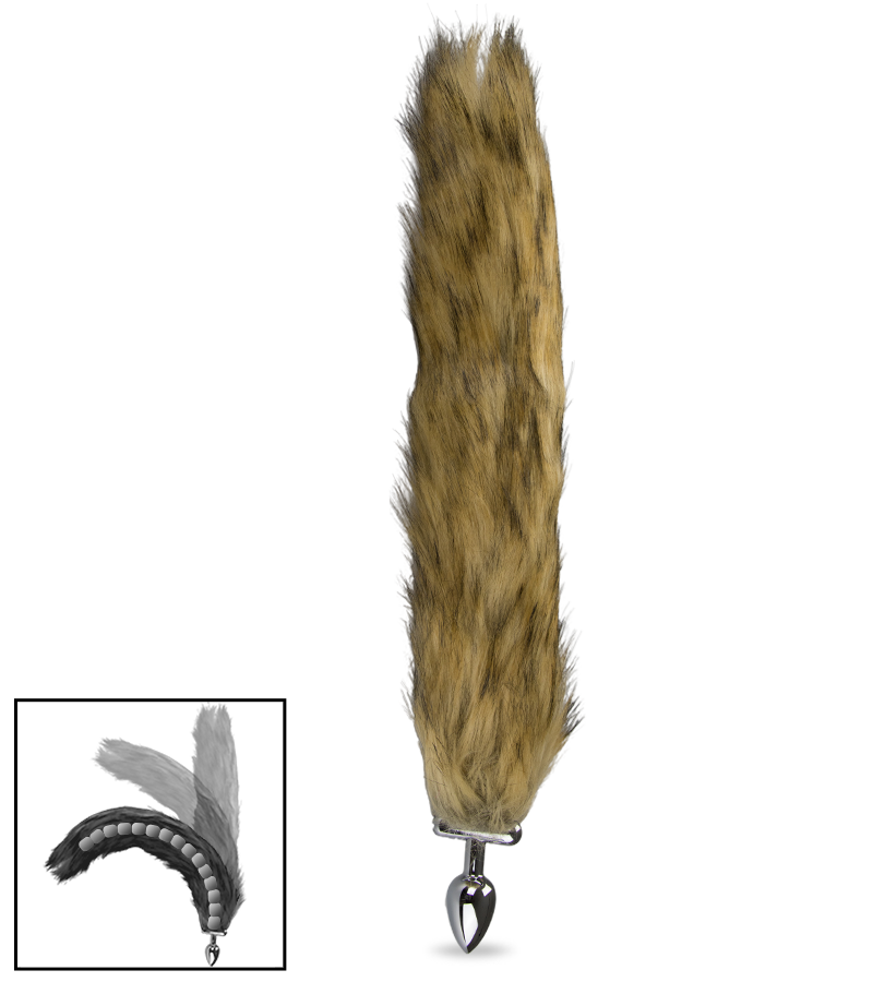 Rosebud plug anal queue de chat et serre tête