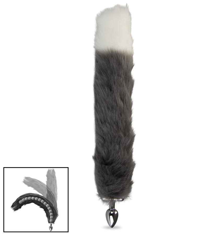 Rosebud plug anal queue de chat et serre tête