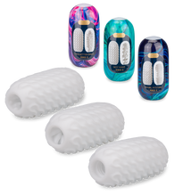 Charger l'image dans la galerie, Set de 3 œufs masturbateurs taille L