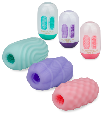 Set de 3 œufs masturbateurs taille M