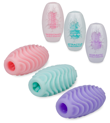 Set de 3 œufs masturbateurs taille S