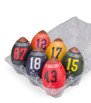 Set de 6 oeufs masturbateurs Rugby Lover