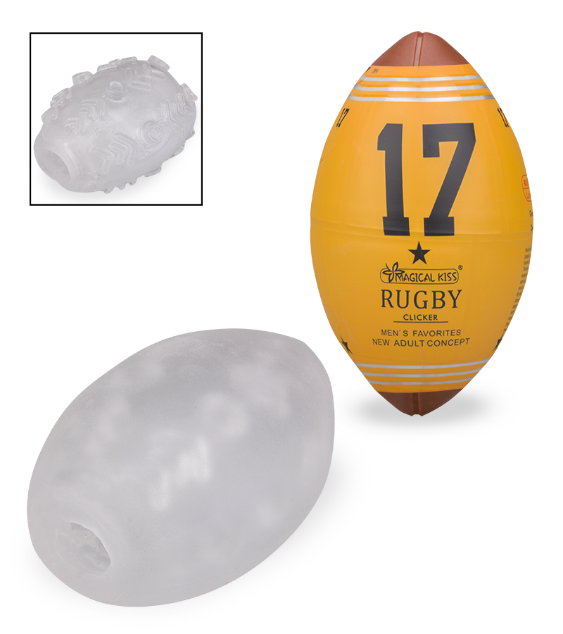 Set de 6 oeufs masturbateurs Rugby Lover