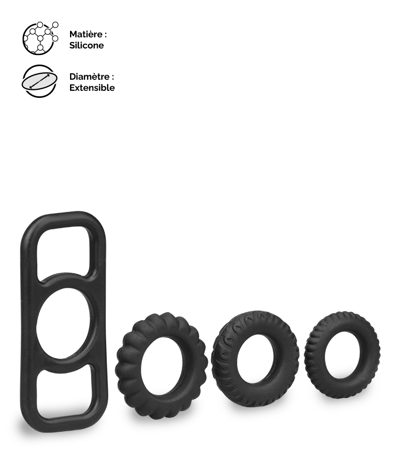 Set de cockrings Steamy