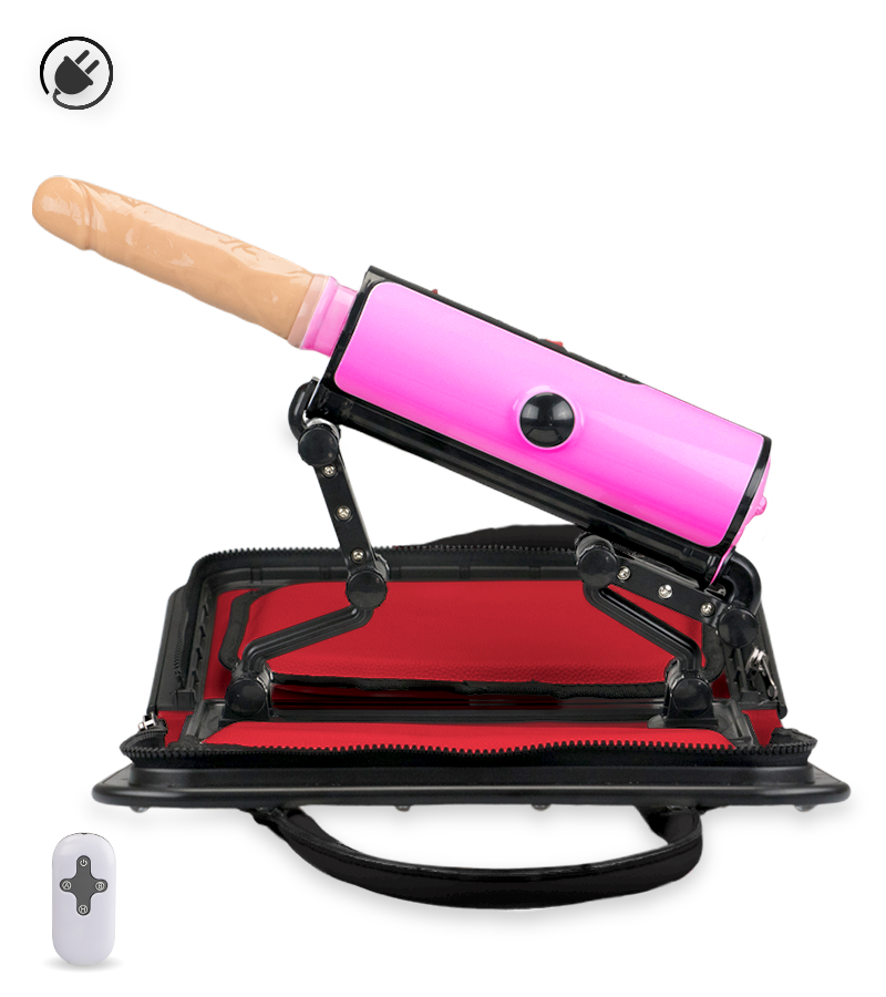 Sex machine transportable à télécommande 6 puissances
