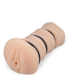 Sextoy pour homme 2-en-1 vaginette + 3 cockrings