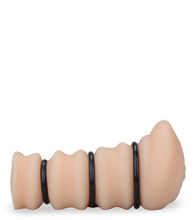 Charger l'image dans la galerie, Sextoy pour homme 2-en-1 vaginette + 3 cockrings