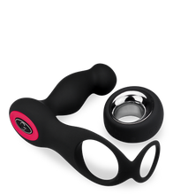 Charger l'image dans la galerie, Sextoy prostate avec anneau cockring télécommande sans fil