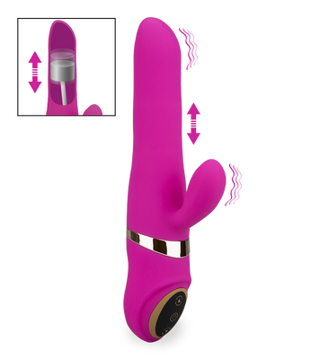 Sextoy rabbit pulsateur vibreur Amanda