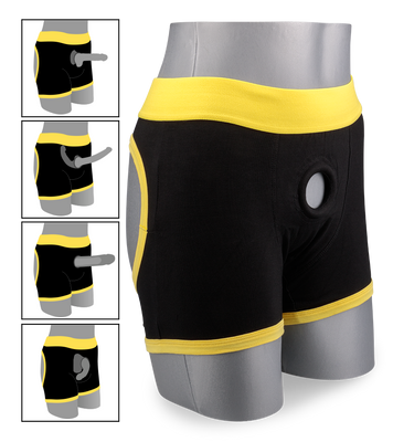 Short boxer sexy pour strap on Horny