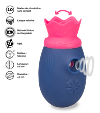 Charger l'image dans la galerie, Stimulateur clitoridien 2-en-1 Princess