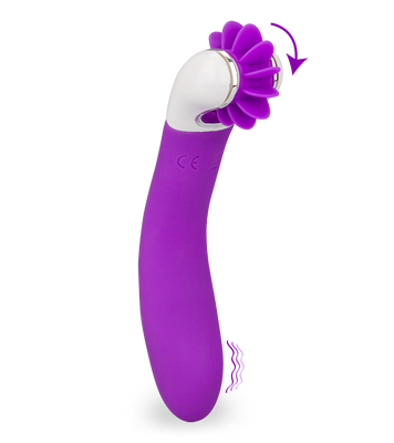 Stimulateur clitoridien langues rotatives 12 modes