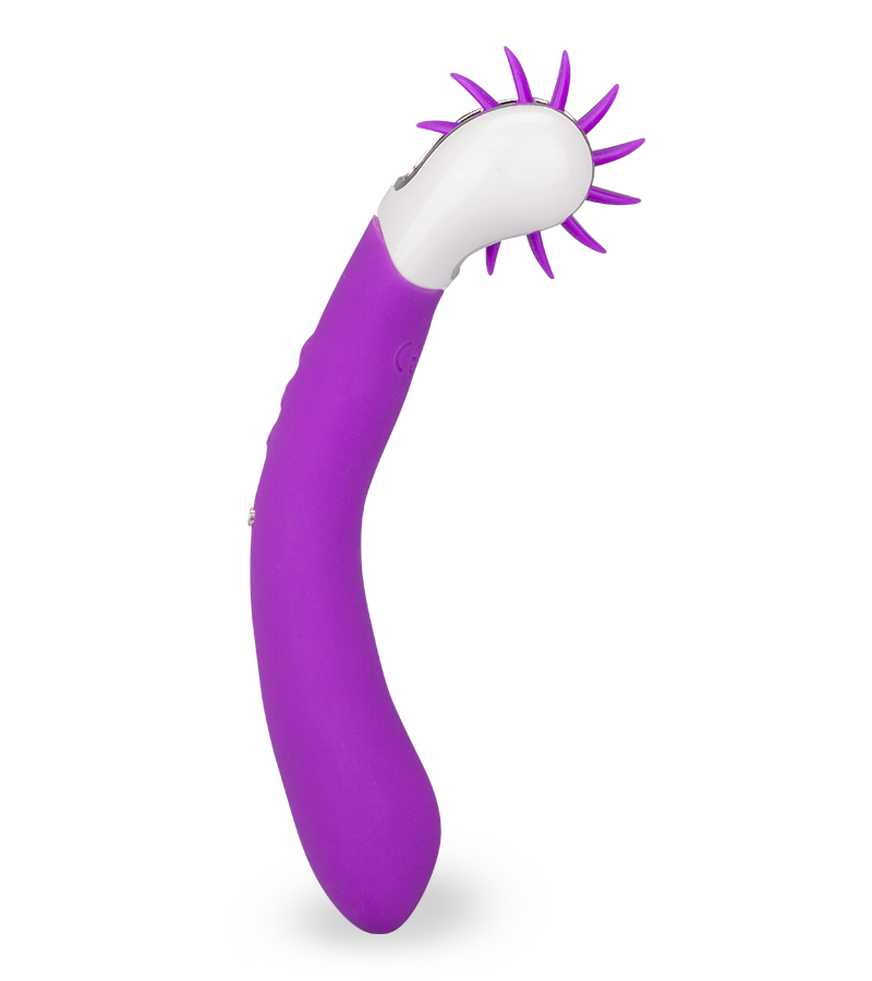 Stimulateur clitoridien langues rotatives 12 modes