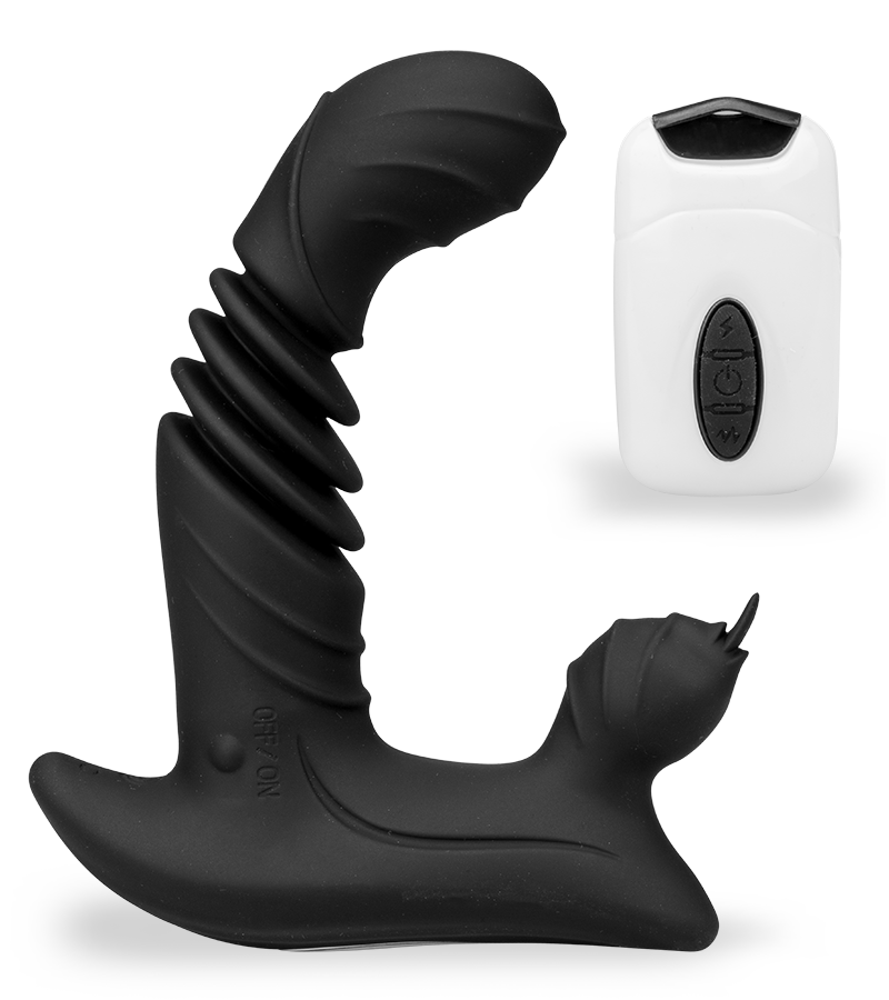 Stimulateur clitoris gode va-et-vient vibrant 20 modes