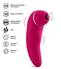 Charger l'image dans la galerie, Stimulateur clitoris sans contact Vibee-Girl