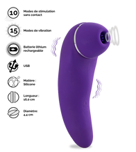 Charger l'image dans la galerie, Stimulateur clitoris sans contact Vibee-Girl