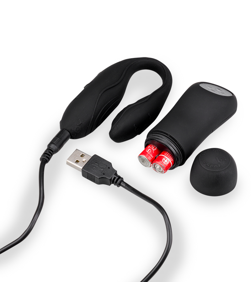 Stimulateur couple Lov'Inside™ télécommandé - noir