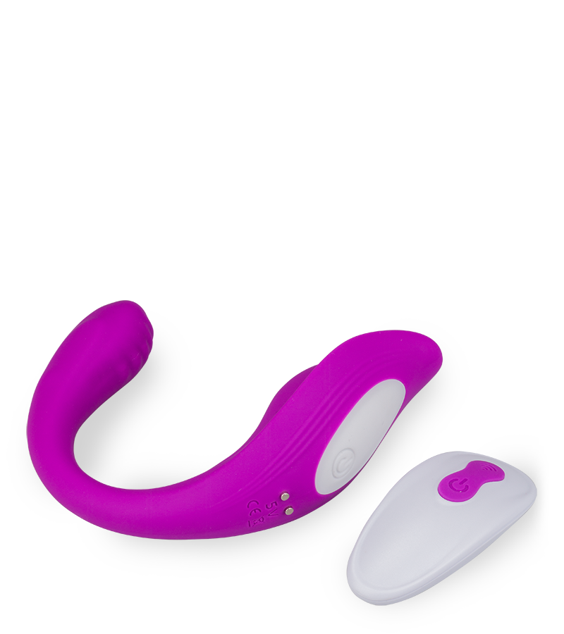Stimulateur de clitoris et anus ou point G télécommandé Ribbon