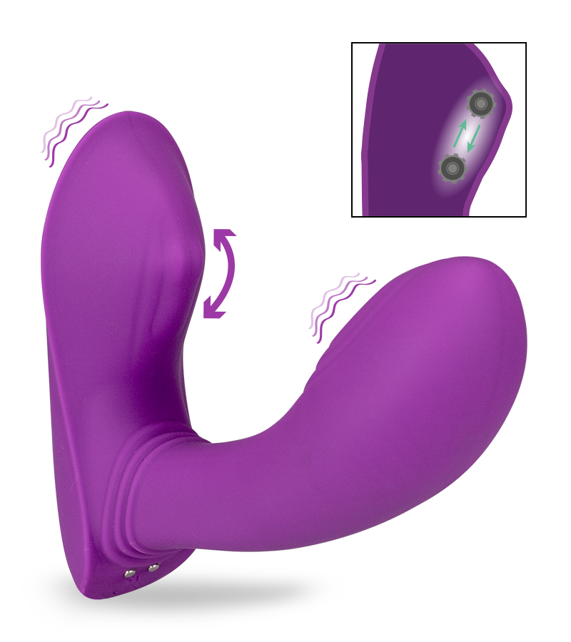 Stimulateur de clitoris et point G Hound