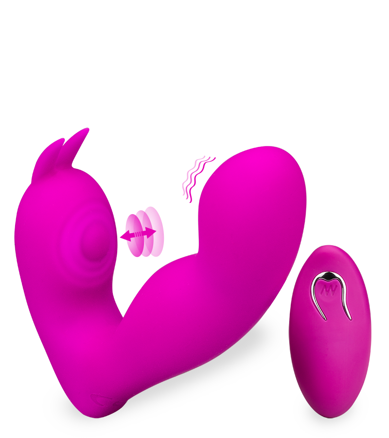 Stimulateur de clitoris et point G pulsations et vibrations