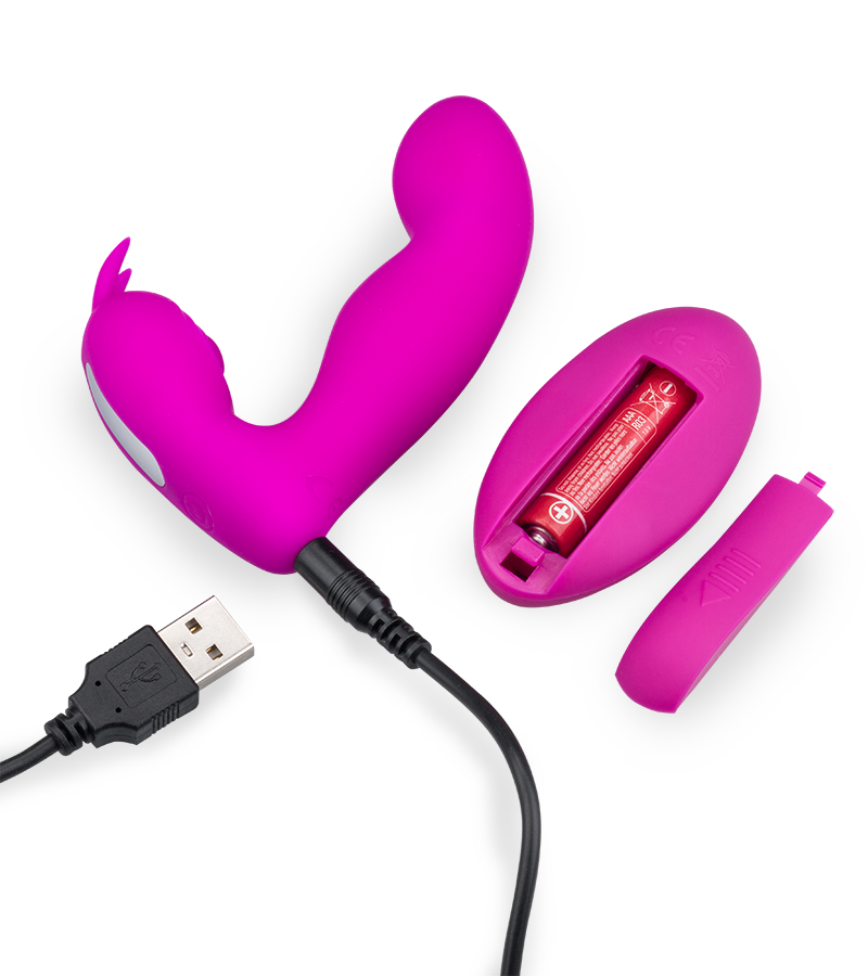 Stimulateur de clitoris et point G pulsations et vibrations